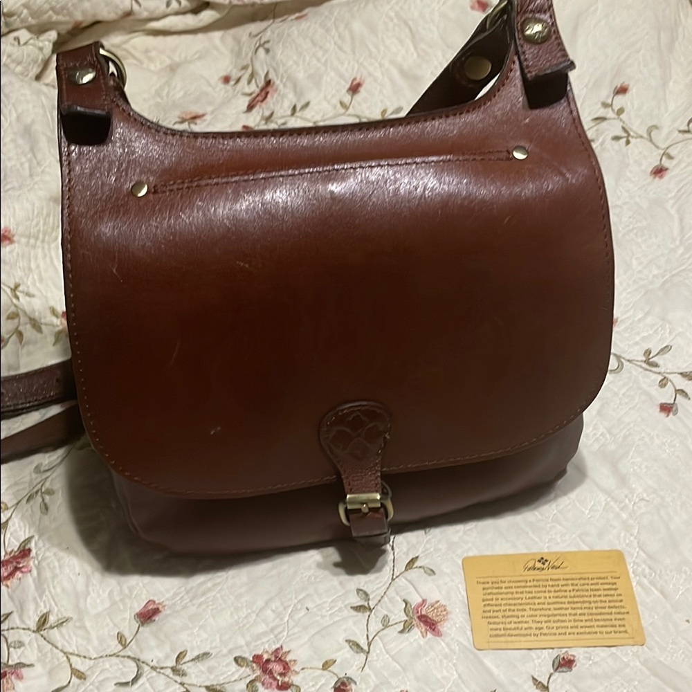 Patricia Nash Brown Crossbody Bag with Adjustable Strap - Picture 2 of 13